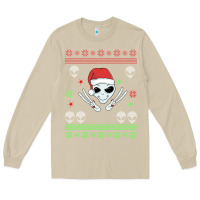 Mushroom alien ugly christmas Long Sleeve Tee - Bettercallsaul