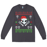 Smoke alien ugly christmas Long Sleeve Tee - Bettercallsaul