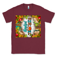 Burgundy thankful teacher fall tumbler Classic Tee - BundleAndBundleShop