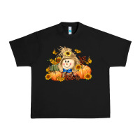 Black fall scarecrow Urban Heavy Tee - LillyAllenDesigns