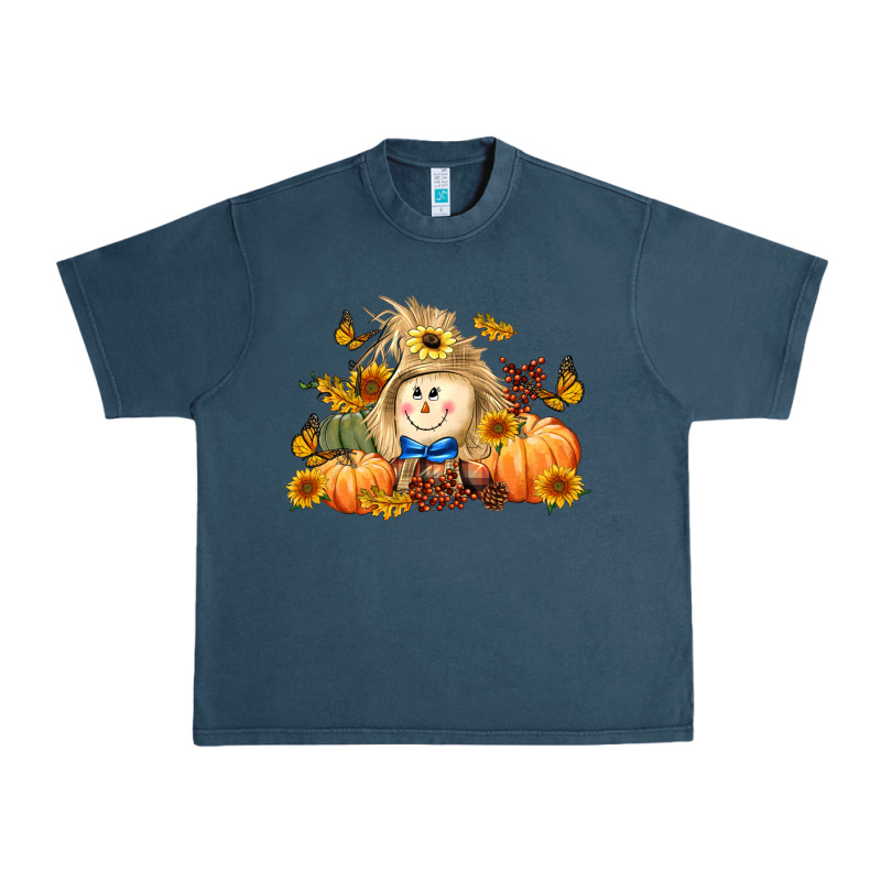 Fall Scarecrow Urban Heavy Tee by LillyAllenDesigns | Teevron
