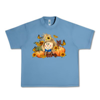 Pebble Blue fall scarecrow Urban Heavy Tee - LillyAllenDesigns