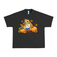 Pigment Black fall scarecrow Urban Heavy Tee - LillyAllenDesigns