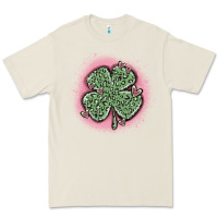 Bone leopard shamrocks with hearts Premium Tee - MaliasSmallBusiness