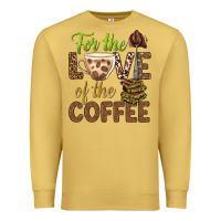 Antique Gold for the love of the coffee bbs Premium Sweatshirt - BundleAndBundleShop