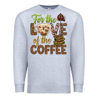 Heather Grey for the love of the coffee bbs Premium Sweatshirt - BundleAndBundleShop
