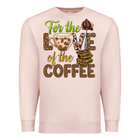 Pale Pink for the love of the coffee bbs Premium Sweatshirt - BundleAndBundleShop