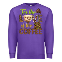 Purple for the love of the coffee bbs Premium Sweatshirt - BundleAndBundleShop