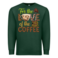 Sports Green for the love of the coffee bbs Premium Sweatshirt - BundleAndBundleShop
