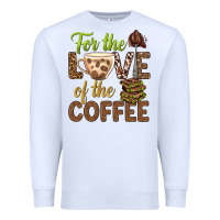 White for the love of the coffee bbs Premium Sweatshirt - BundleAndBundleShop