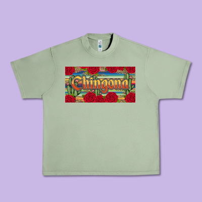 Chingona Urban Heavy Tee Designed By Jahusdesignshop