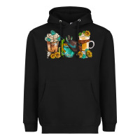Black western coffee cups with sunflower and gemstone bbs Heavyweight Hoodie - BundleAndBundleShop