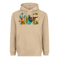 Mushroom western coffee cups with sunflower and gemstone bbs Heavyweight Hoodie - BundleAndBundleShop