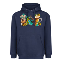 Navy western coffee cups with sunflower and gemstone bbs Heavyweight Hoodie - BundleAndBundleShop