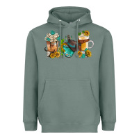 Sage western coffee cups with sunflower and gemstone bbs Heavyweight Hoodie - BundleAndBundleShop