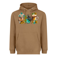 Toasted Coconut western coffee cups with sunflower and gemstone bbs Heavyweight Hoodie - BundleAndBundleShop
