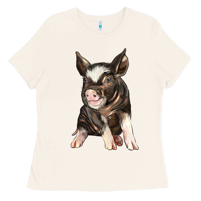 Baby Berkshire Pig Ladies Tee by LillyAllenDesigns | Teevron