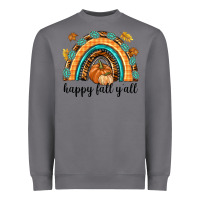 Storm Happy Fall Y'all Heavyweight Sweatshirt - texasbilliewilder