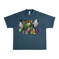 Midnight Navy spooky crusher monster truck Urban Heavy Tee - LillyAllenDesigns