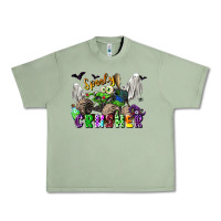 Oil Green spooky crusher monster truck Urban Heavy Tee - LillyAllenDesigns