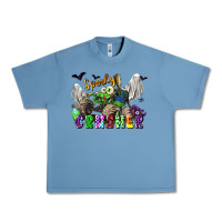 Pebble Blue spooky crusher monster truck Urban Heavy Tee - LillyAllenDesigns