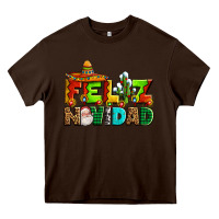 Chocolate Brown feliz navidad sombrero Heavy Core Tee - AdoDesignShop