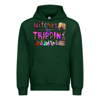 Forest Green witches be trippin Urban Hoodie - CowhideDigitalArt