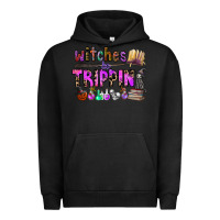Pigment Black witches be trippin Urban Hoodie - CowhideDigitalArt