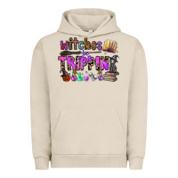 Pigment French Oak witches be trippin Urban Hoodie - CowhideDigitalArt