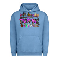 Pigment Pebble Blue witches be trippin Urban Hoodie - CowhideDigitalArt