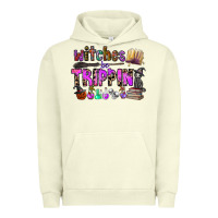 Pigment Pistachio witches be trippin Urban Hoodie - CowhideDigitalArt