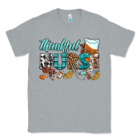 Heather Grey thankful nurse Classic Tee - BundleAndBundleShop