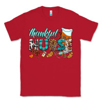 Red thankful nurse Classic Tee - BundleAndBundleShop