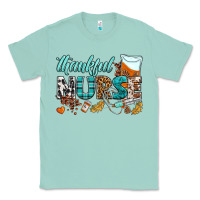 Seafoam thankful nurse Classic Tee - BundleAndBundleShop