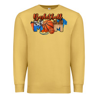Antique Gold basketball mom Premium Sweatshirt - FaDigitalArtStudio