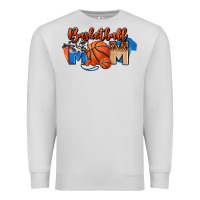 Dove Grey basketball mom Premium Sweatshirt - FaDigitalArtStudio