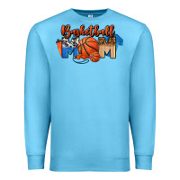Ocean Blue basketball mom Premium Sweatshirt - FaDigitalArtStudio