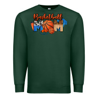 Sports Green basketball mom Premium Sweatshirt - FaDigitalArtStudio