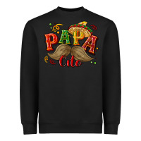 Black Papa cito Heavyweight Sweatshirt - NancyCooperArtShop