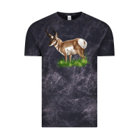 Cloud Black pronghorn Vintage Tee - LillyAllenDesigns