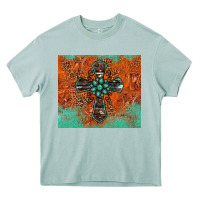 Western Cross Tumbler Heavy Core Tee | Teevron