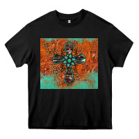 Black western cross tumbler Heavy Core Tee - Jasminsmagicworld
