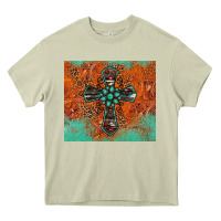 Mossy western cross tumbler Heavy Core Tee - Jasminsmagicworld