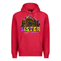 Cardinal football sister Premium Hoodie - OliviaCreatesArt