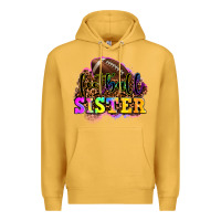 Mustard football sister Premium Hoodie - OliviaCreatesArt