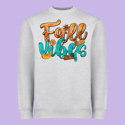 Fall Vibes With Food Heavyweight Sweatshirt Designed By Texasbilliewilder