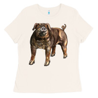 Bone Duroc Pig Ladies Tee - LillyAllenDesigns