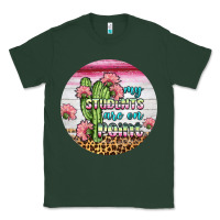 Sports Green my students are on point round earring Classic Tee - BundleAndBundleShop