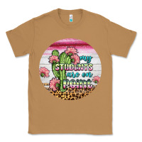 Toasted Coconut my students are on point round earring Classic Tee - BundleAndBundleShop