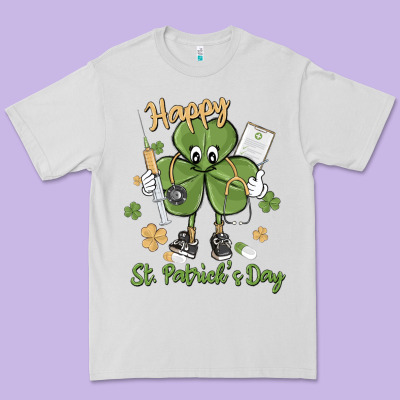Happy St. Patrick's Day Premium Tee Designed By Maliassmallbusiness